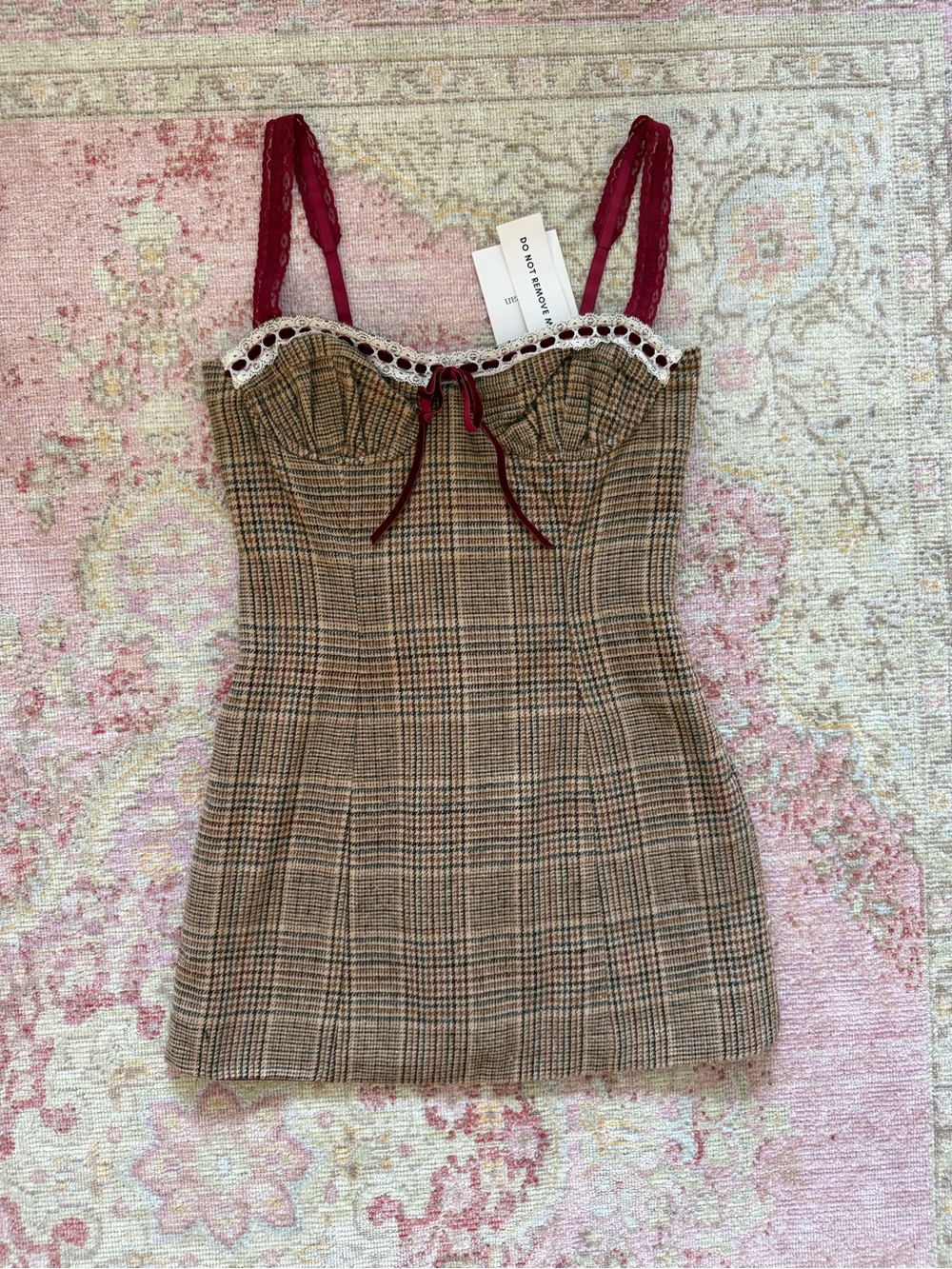 NWT With Jean Ryder Dress in Check